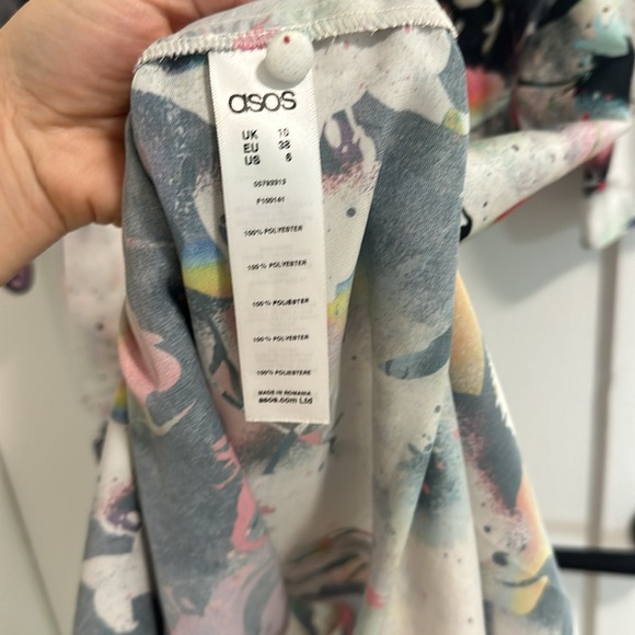 ASOS printed midi shift dress - Picture 6 of 7